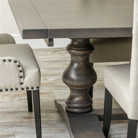 Alana Amish Expandable Rectangular Pedestal Dining Table - snyders ...