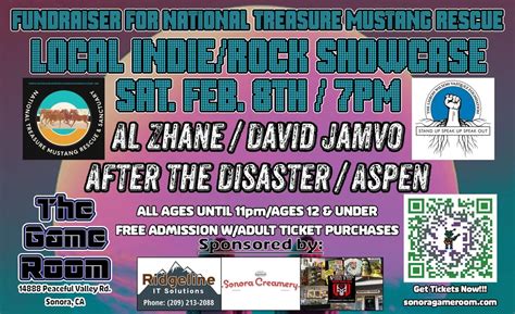Fundraiser for National Treasure Mustang Rescue: Local Indie/Rock ...