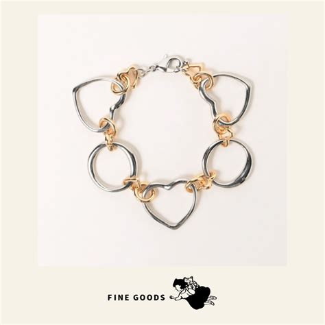 BEAMS HEART Circle x Heart Mix Bracelet | FINE GOODS 集雑社