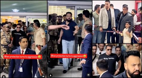 Watch: Shera shouts at paparazzi while escorting Salman Khan at airport ...