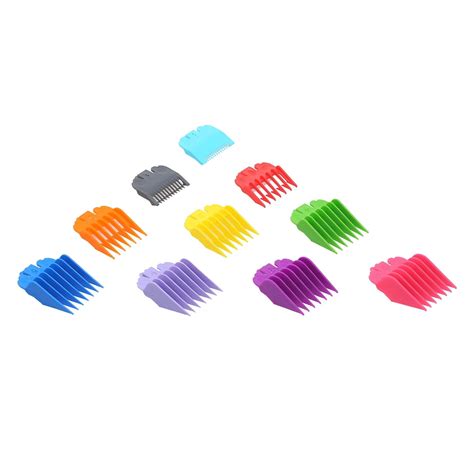 THE MARS 10PCS Hair Clipper Comb Set for Wa Hair Clippers Limit Combs ...