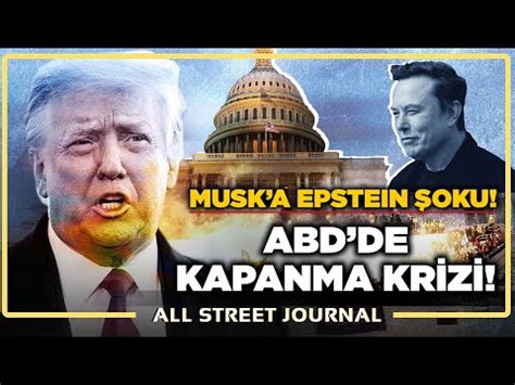 ABD’nin Kapanma Krizinde Kritik Gece! | Musk ve Gates Epstein Dosyasına ...