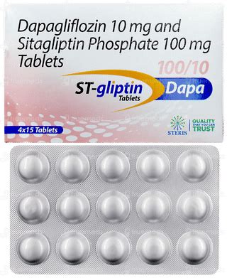 St Gliptin Dapa 10100 Mg Tablet 15 - Uses, Side Effects, Dosage, Price ...