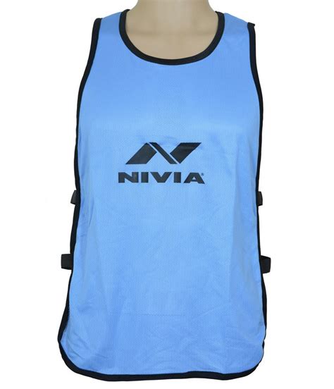 NIVIA Training Bibs - Open Cut 857 Sky Blue (XL) : Amazon.in: Sports ...