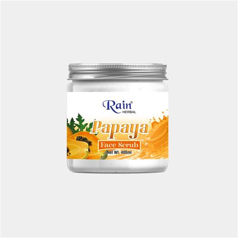 Buy Rain Herbal Papaya Face Scrub | 400gm Online at Low Prices in India ...