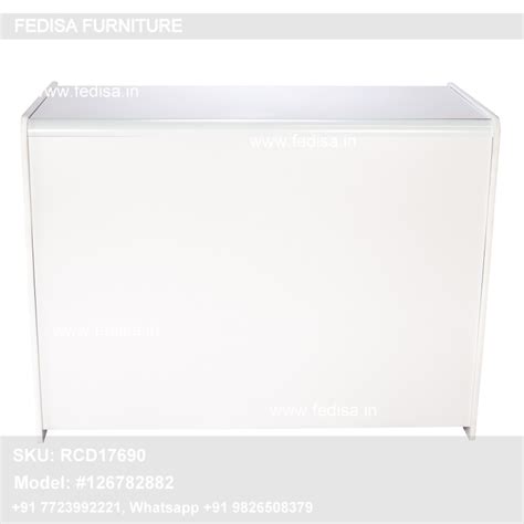 L Shape Reception Table Beauty Salon Reception Desk Alera Valencia ...
