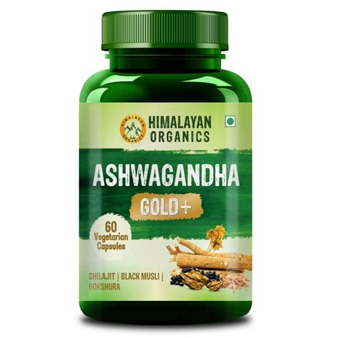 Buy Vlado's Himalayan Organics Ashwagandha Gold Plus, 60 Capsules | 19 ...