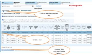 e- Tutorial on Online TDS / TCS Challan Correction