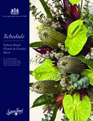 Fillable Online Flower & Garden - Competitions Fax Email Print - pdfFiller