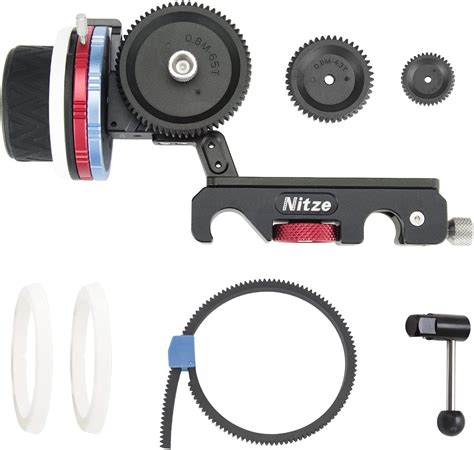 Buy Nitze Follow Focus Kit with Drive Gears, Gear Ring Belt, Crank and ...