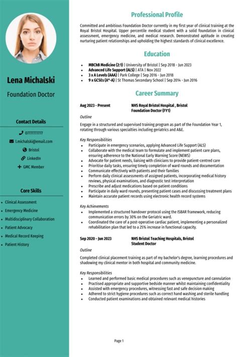 Image result for Good CV Examples