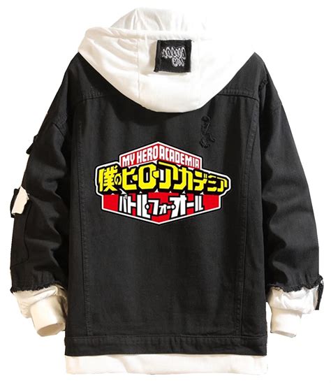 My Hero Academia Denim Jacket Manga Izuku Midoriya Deku Jean ...