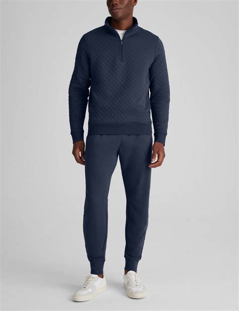 Quilted Quarter Zip & French Terry Jogger Set – Tommy John