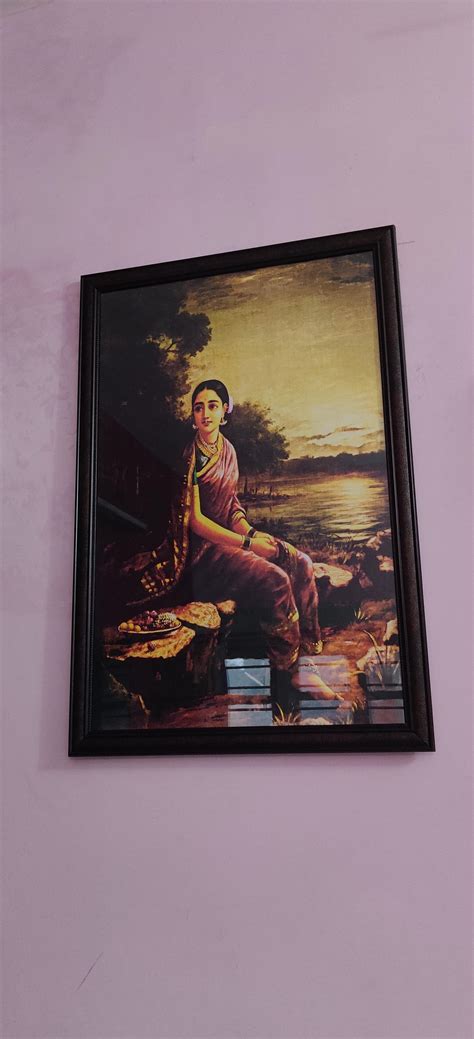 Tamatina Academic Art Canvas Painting | Radha In The Moonlight | Raja ...