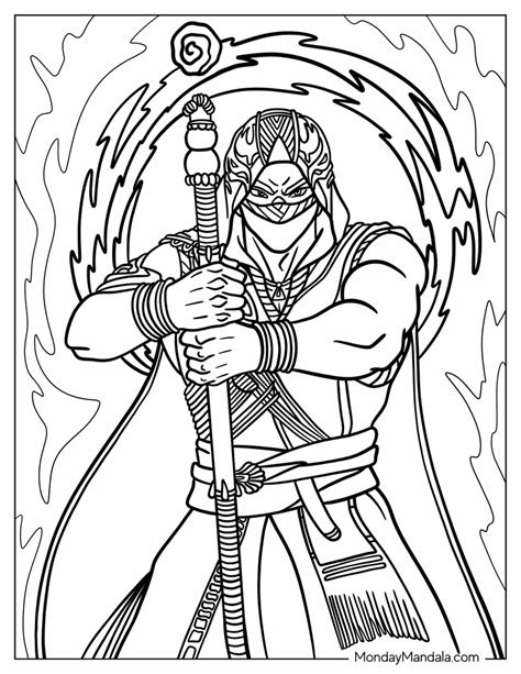 20 Mortal Kombat Coloring Pages (Free PDF Printables)
