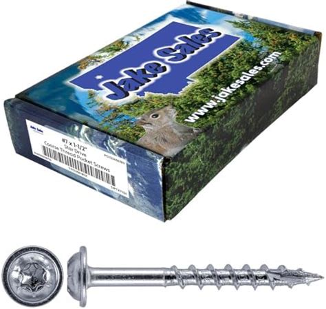 #7 x 1-1/2" Pocket Hole Torx/Star Head Screws COARSE Thread - 5 POUNDS ...