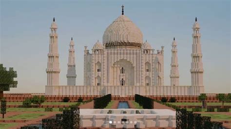 Image result for Taj Mahal Build in Minecraft Tutorial