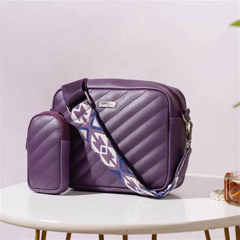 Sling Bag For Women Purple Online - Premium Sling Bag | Nestasia