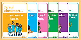 Our Class Recipe for a Happy Classroom Editable Poster