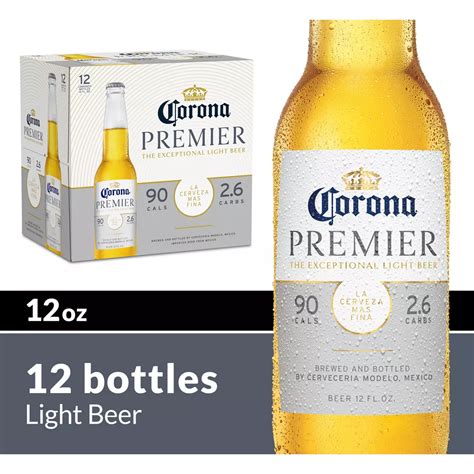 Corona Premier Mexican Lager Import Light Beer 12 oz Bottles, 12 pk ...