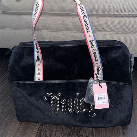 Brand New Navy Blue Juicy Couture Duffle Bag/ Travel... - Depop
