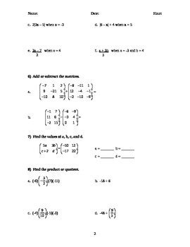 Image result for Algebra 1 Chapter 2 Test Answer Key