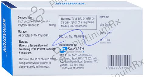 Buy Kenadion 10mg Tablet 10s Online: Uses, Side Effects and Price ...