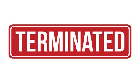 Image result for Terminated Sign Transparent