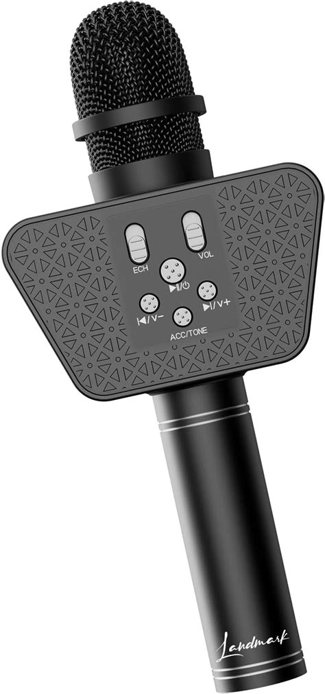 LANDMARK BT55 Handheld Wireless Singing Mic Multi-Function Bluetooth ...