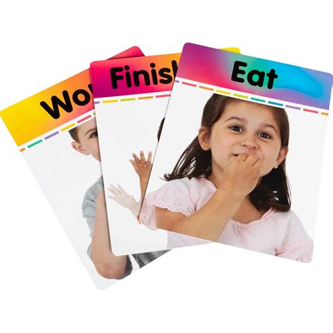 Really Good Stuff Sign Language Alphabet And Common Phrases Cards ...