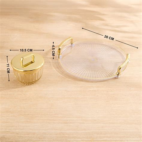 Buy Corsica Pride 5Pcs Glass Serving Set from Home Centre at just INR ...