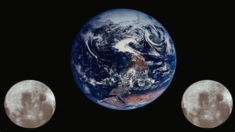 如果地球有两个月亮，会是什么样子呢？