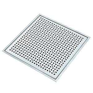 Anupam Arcus Square Shower Drain Strainer with Removable Wave Pattern ...