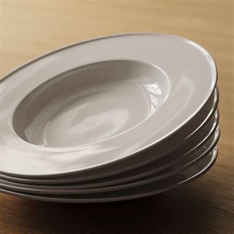 STOCKHOLM 2025 deep plate, white, 25 cm (10") - IKEA