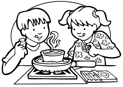 Cooking: Coloring Pages & Books - 100% FREE and printable!