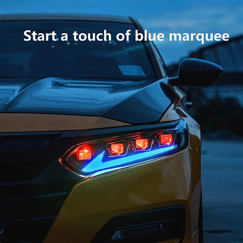 Buy RXC LED Headlights Head Lamps Assembly for 2018-2021 Honda accord ...