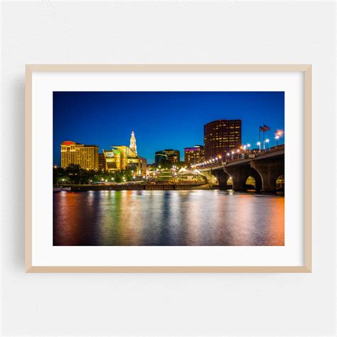 Hartford Skyline - Hartford Connecticut Photography Cityscape Nightlife ...