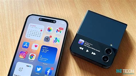 iPhone 14 Pro Dynamic Island is cute but Samsung Galaxy Z Flip 4 folds ...