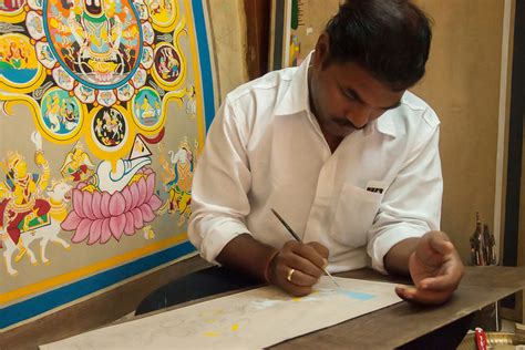 D'source Making Process | Patachitra Painting - Bhubaneswar, Orissa | D ...