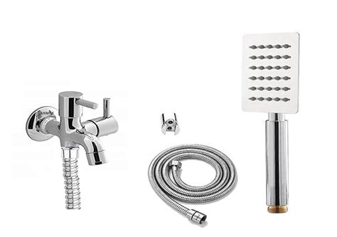 ANMEX® Premium SQUARE SS304 Hand Spray Hand Shower with 1.5mtr SS ...