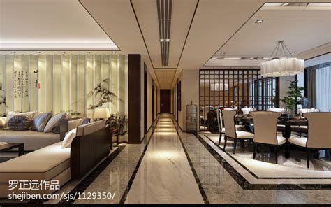 百贤府-500平米别墅中式风格-谷居家居装修设计效果图
