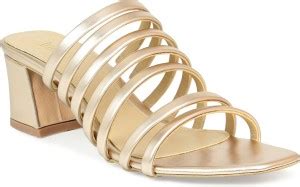 Inc.5 Women Gold Heels - Buy Inc.5 Women Gold Heels Online at Best ...