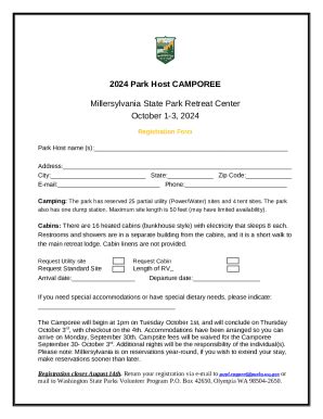 Host Camporee Registration ... - Washington State Parks - parks wa Doc ...