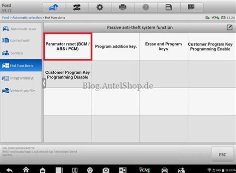 Programming Ford Escape Steering Torque Sensor with Autel 的图像结果