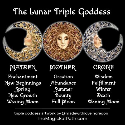 Lunar triple goddess – Artofit