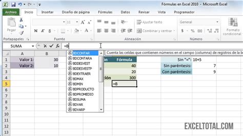 Image result for Formulas En Excel