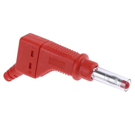 66.9328-22 Staubli | Staubli Red Male Banana Plug, 4 mm Connector ...