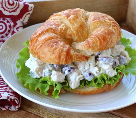 Chicken Salad Croissant Sandwich Recipe