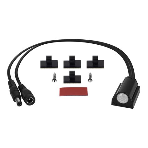 Buy Litever PIR Motion Activated Sensor Switch Black DC6~24V 3A. Male ...