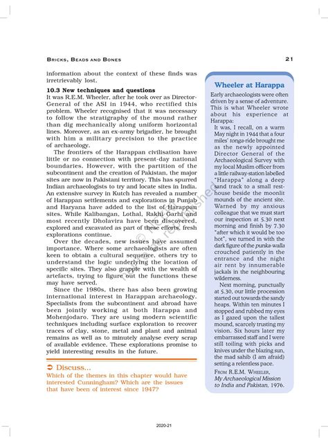 Bricks Beads And Bones - NCERT Book of Class 12 Themes In Indian ...